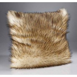 Reynard Cream Faux Fur Cushion